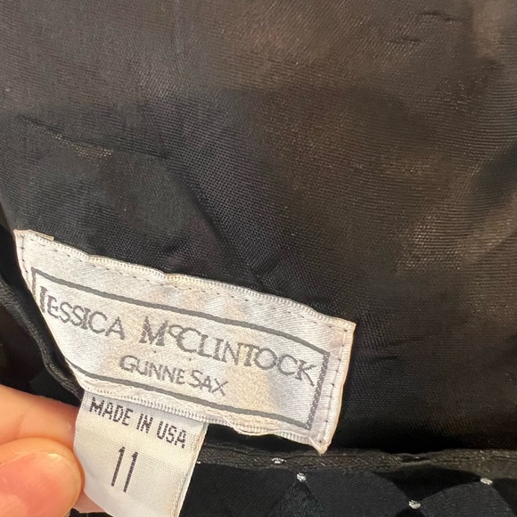 Jessica McClintock Gunne Sax Vintage Velvet Dress - Picture 3 of 6